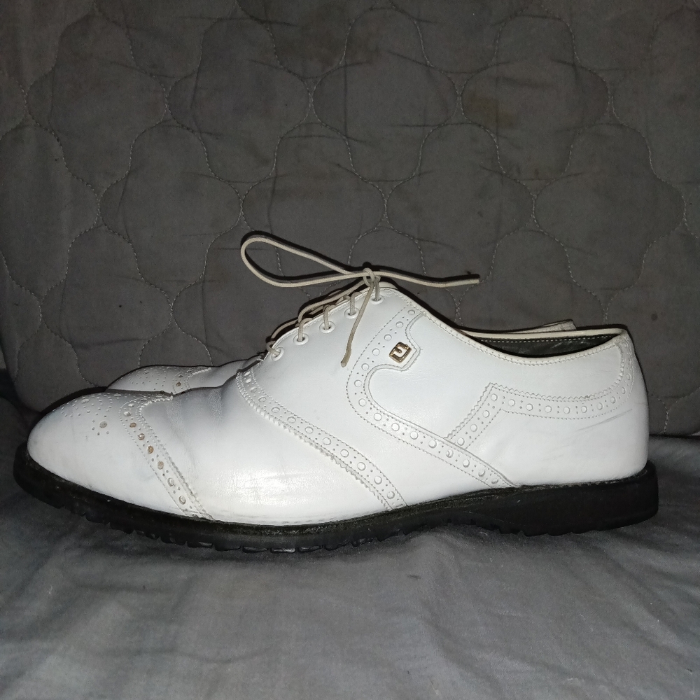 White General Purpose Golf Shoes